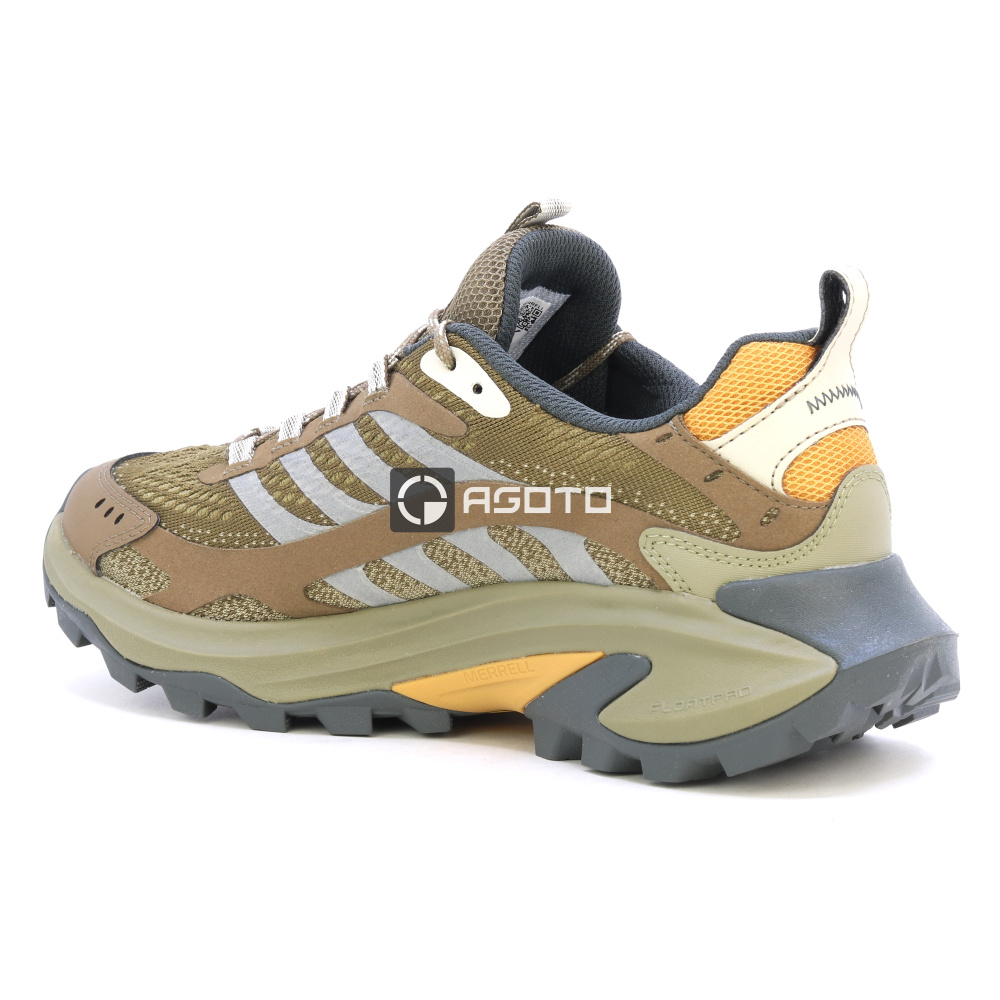 detail MERRELL Moab Speed 2 braune Herren Outdoor Schuhe leicht und atmungsaktiv + Vibr