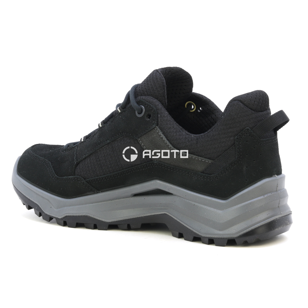 detail LOWA Ventierra GTX schwarze Herren-Leder-Outdoorschuhe, Gore-Tex® Membran