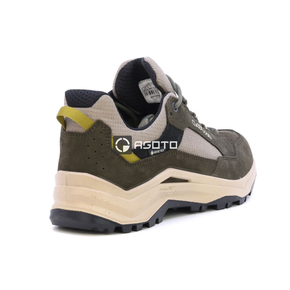 detail LOWA Ventierra GTX braune Herren Leder Outdoor-Schuhe mit Gore-Tex® Membran