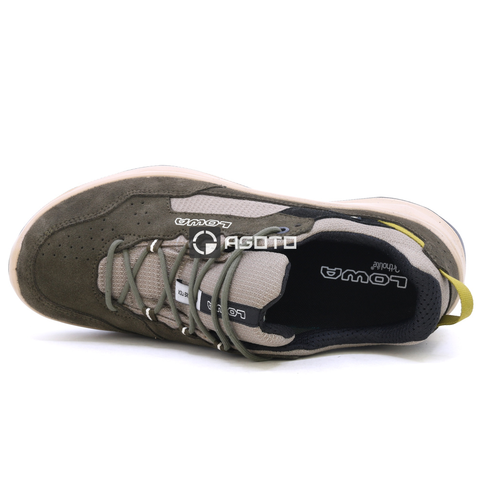 detail LOWA Ventierra GTX braune Herren Leder Outdoor-Schuhe mit Gore-Tex® Membran