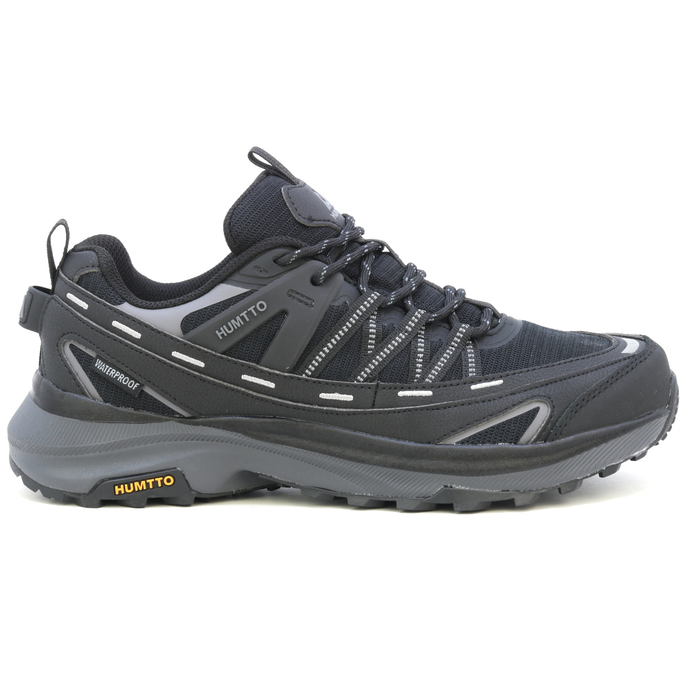 detail HUMTTO Daren schwarze Herren Outdoor-Schuhe mit wasserdichter Membran, atmungsak
