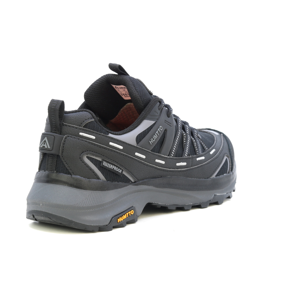 detail HUMTTO Daren schwarze Herren Outdoor-Schuhe mit wasserdichter Membran, atmungsak