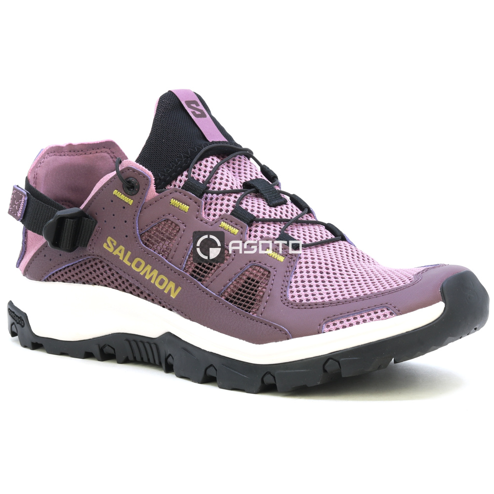 detail SALOMON Techamphibian 5 W violette Damen Sommer-Outdoor-Schuhe, leicht und atmun
