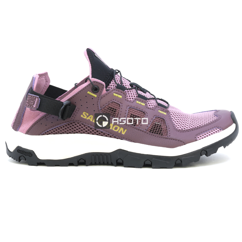detail SALOMON Techamphibian 5 W violette Damen Sommer-Outdoor-Schuhe, leicht und atmun