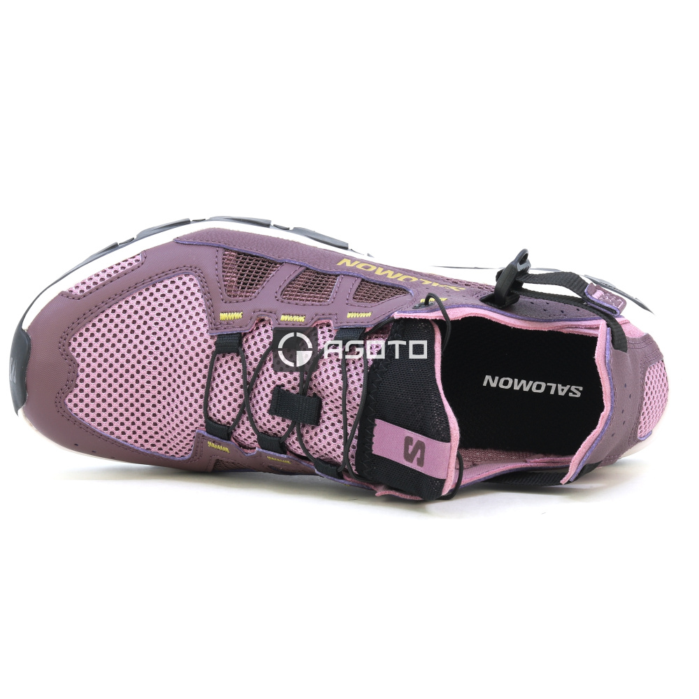 detail SALOMON Techamphibian 5 W violette Damen Sommer-Outdoor-Schuhe, leicht und atmun