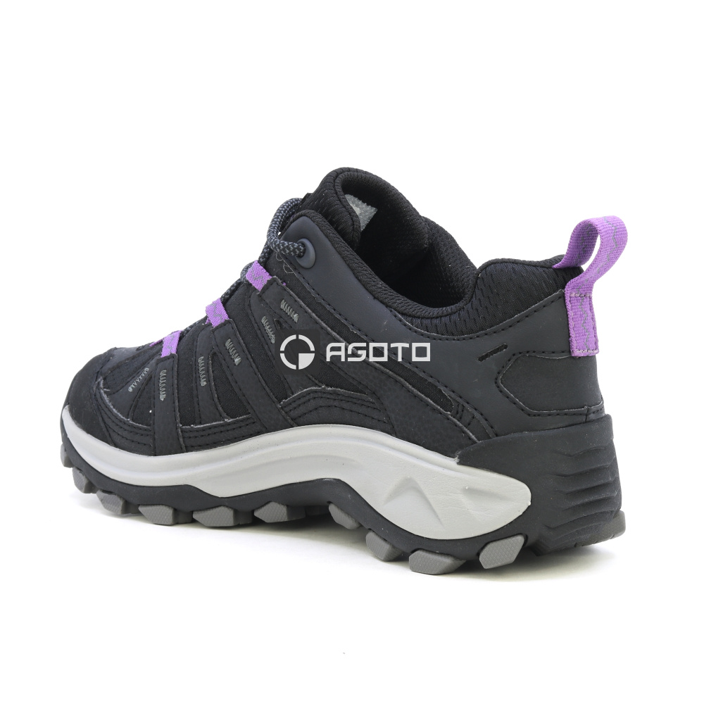 detail MERRELL Claypool 2 Sport GTX schwarze Damen-Outdoor-Schuhe, Gore-Tex®-Membran