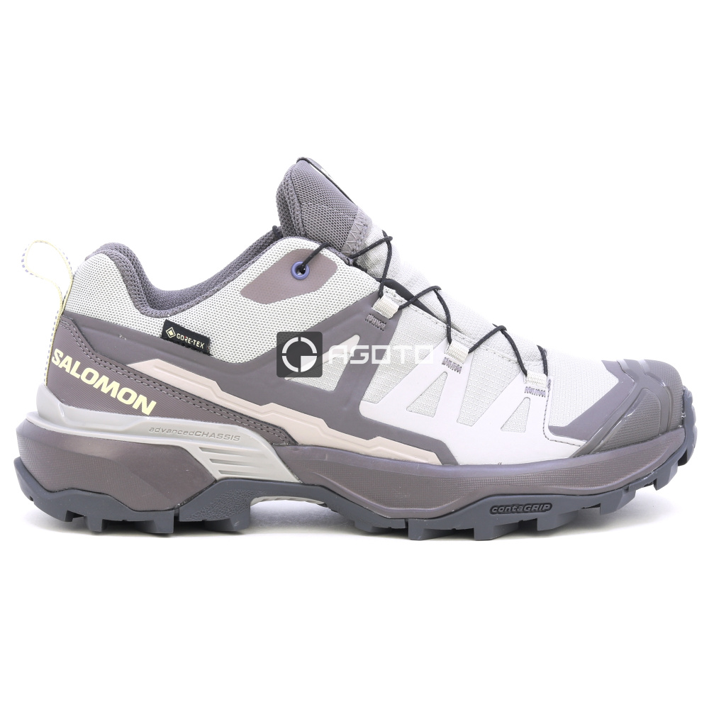 detail SALOMON X Ultra 360 GTX W graue Damen-Outdoorschuhe, Gore-Tex-Membran