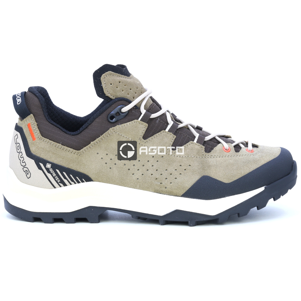 detail LOWA Explorer GTX beige Herren-Lederschuhe für Outdoor-Aktivitäten mit GORE-TEX-