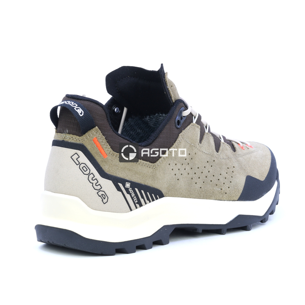 detail LOWA Explorer GTX beige Herren-Lederschuhe für Outdoor-Aktivitäten mit GORE-TEX-