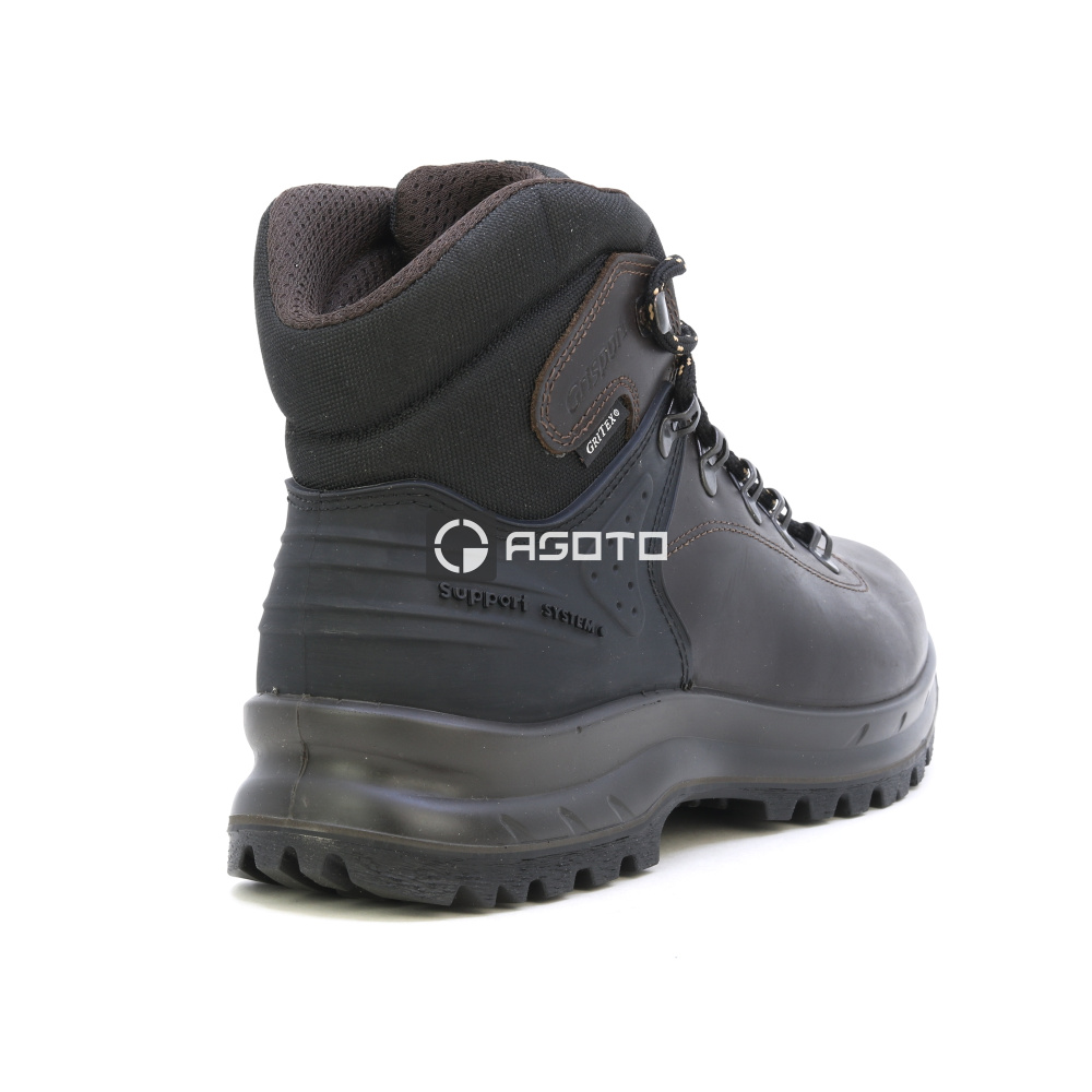 detail GRISPORT Castore braune volllederne Herren-Outdoor-Schuhe mit Gritex®-Membran