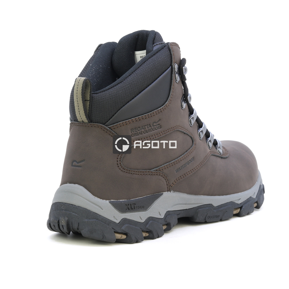 detail REGATTA Holcombe Classic braune Herren Outdoor-Knöchelschuhe mit Isotex-Membran