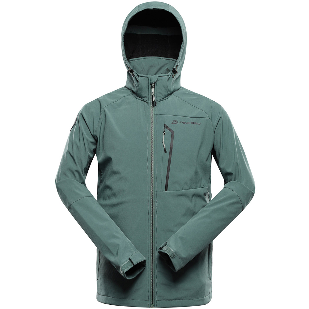 detail Jacke ALPINE PRO Hoor membrane SOFT-SHELL WINDBARRIER DWR 8000 mm