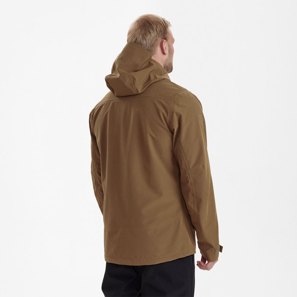 detail Deerhunter Denmark Sarek beige funktionelle Herren Outdoor Jacke WP 10 000 mm