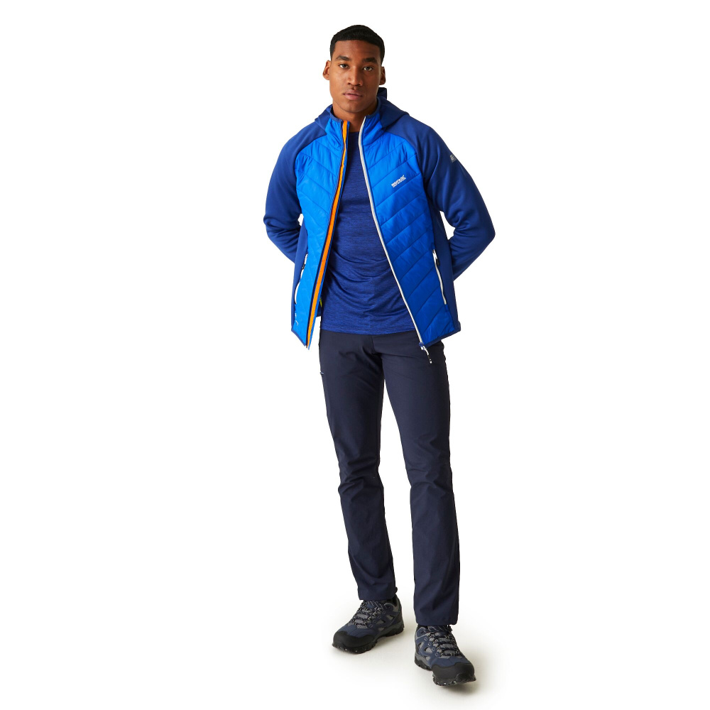 detail REGATTA Andreson VIII Hybrid blaue Herren Outdoorjacke für alle Jahreszeiten