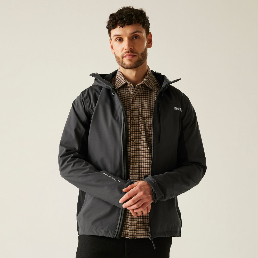 detail REGATTA Birchdale II graue Herren-Outdoorkeuze mit Isotex-Membran, Wassersäule 1