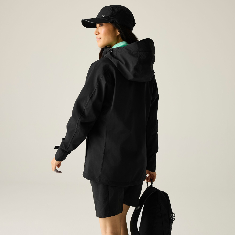 detail REGATTA Birchdale II schwarze Damen Outdoorjacke + 10.000 mm Membran