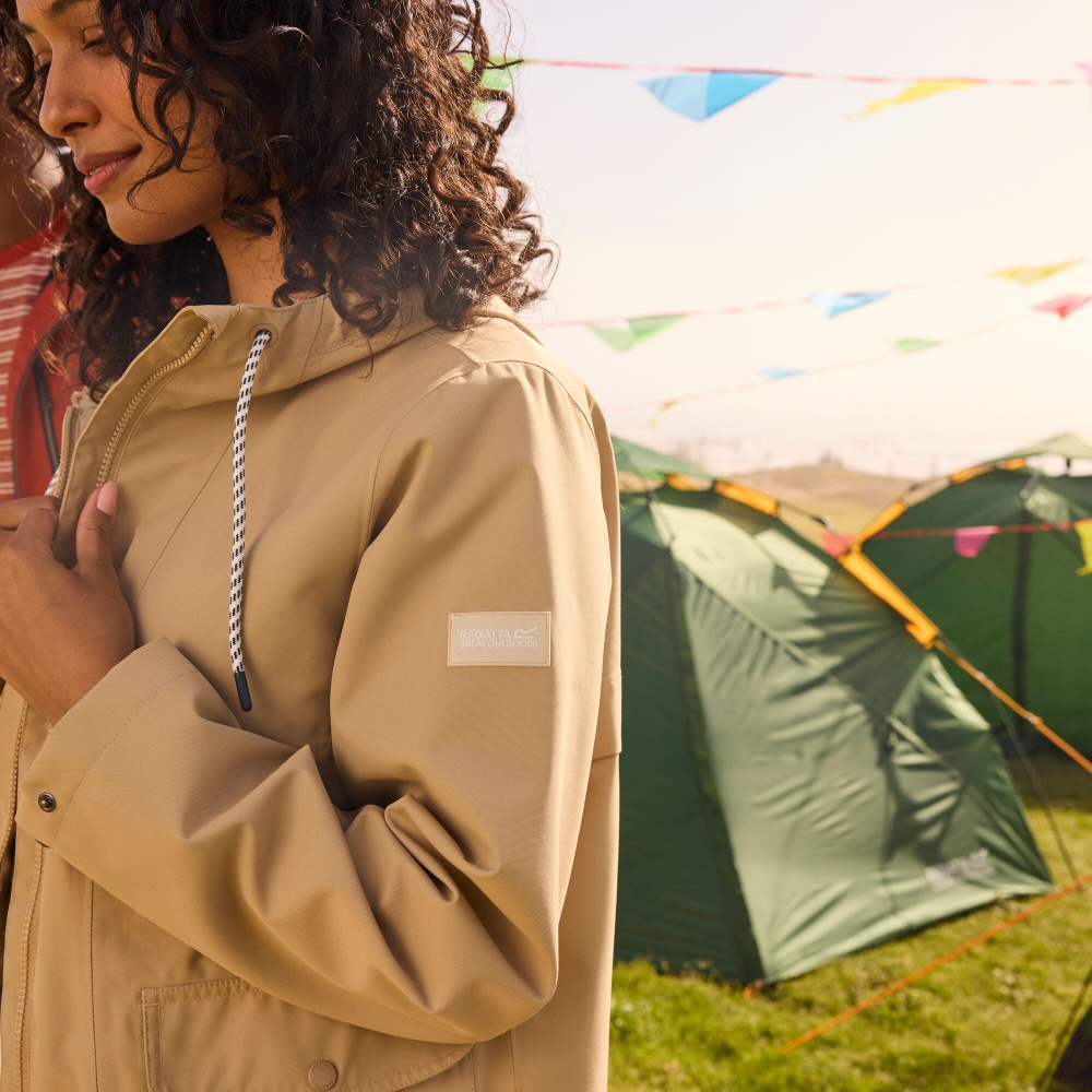 detail REGATTA Orlea beige Damen Freizeitjacke wasserdicht, Isotex 15000 mm