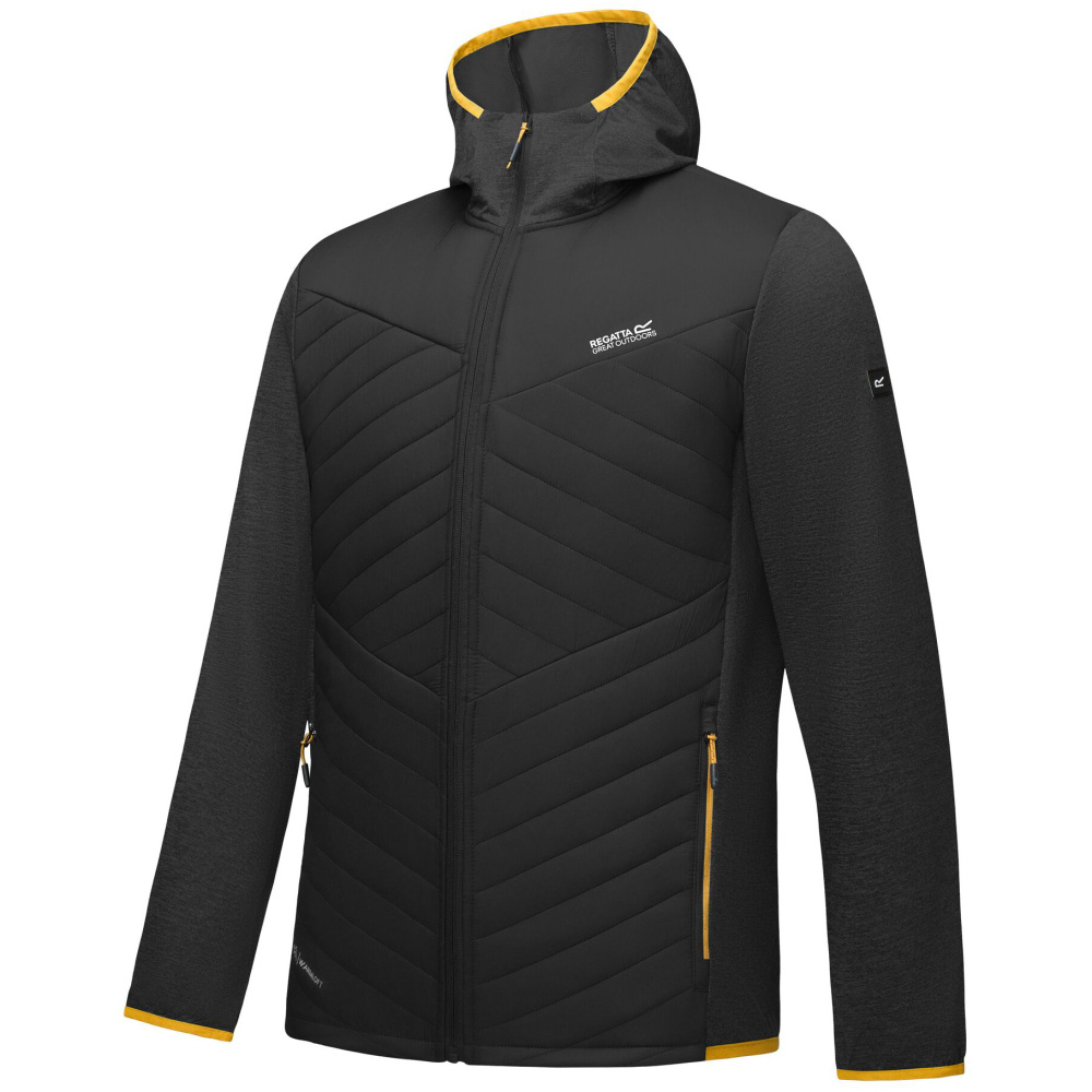 detail REGATTA Andreson Hybrid schwarze Herren-Outdoorjacke für das ganze Jahr