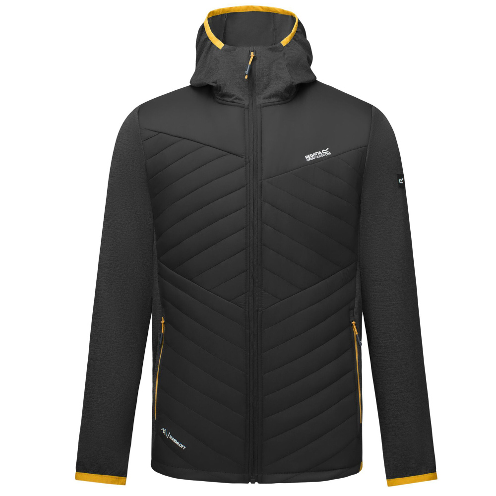 detail REGATTA Andreson Hybrid schwarze Herren-Outdoorjacke für das ganze Jahr