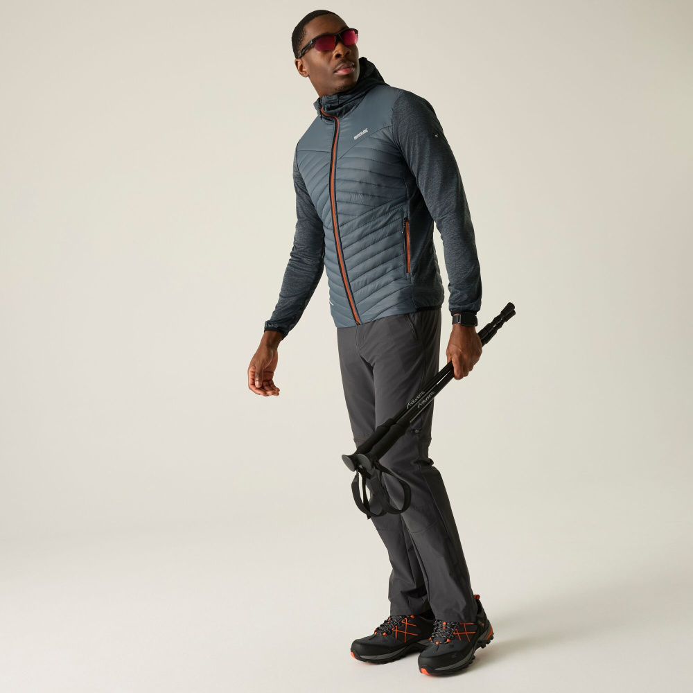 detail REGATTA Andreson Hybrid blaue Herren-Outdoorjacke für das ganze Jahr
