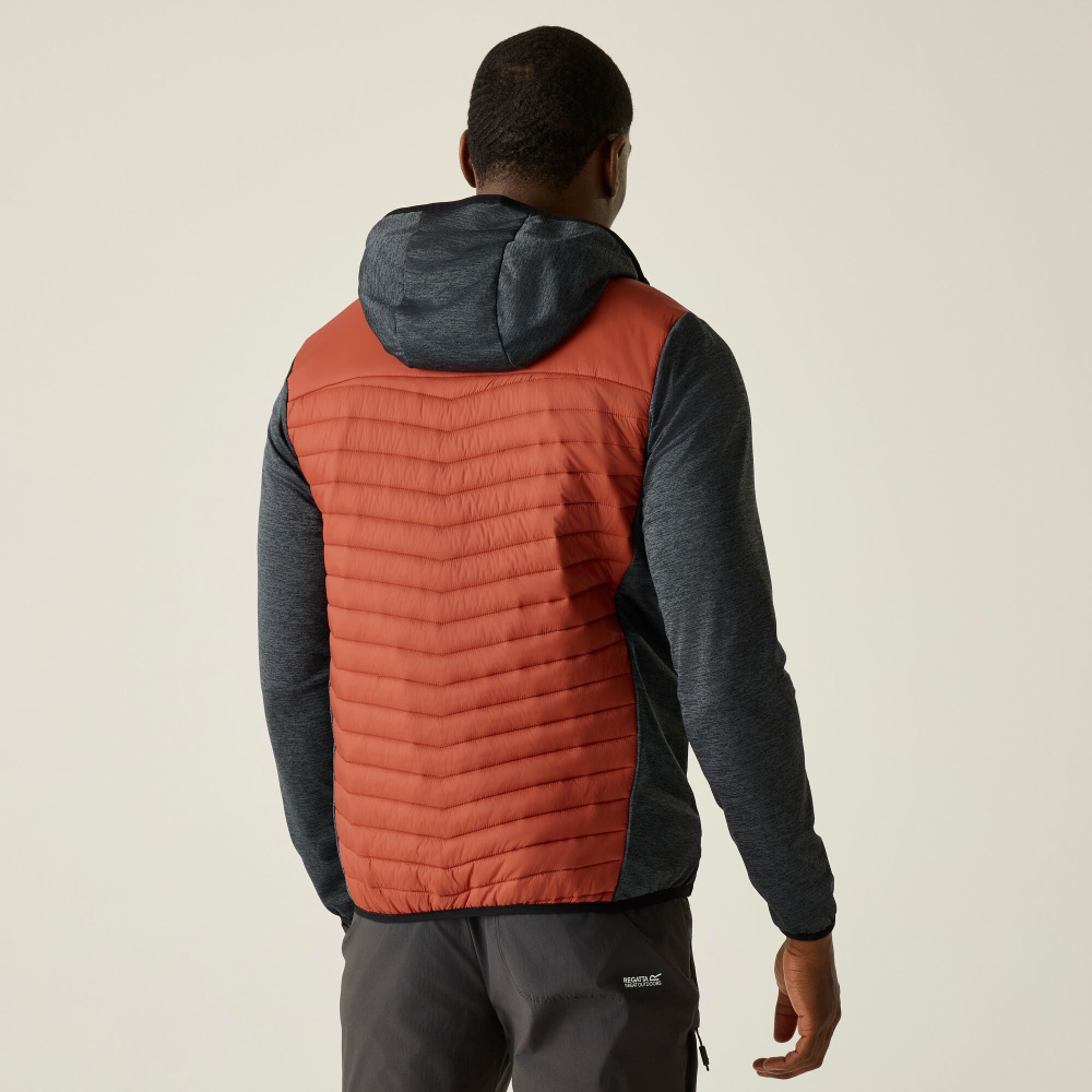 detail REGATTA Andreson Hybrid rote Herren-Outdoorjacke