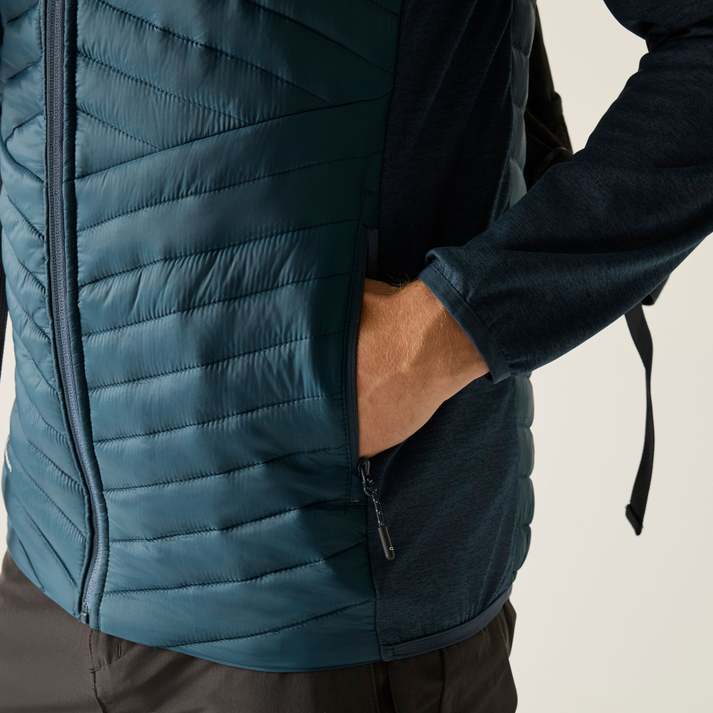 detail REGATTA Andreson Hybrid blaue Herren-Outdoorjacke