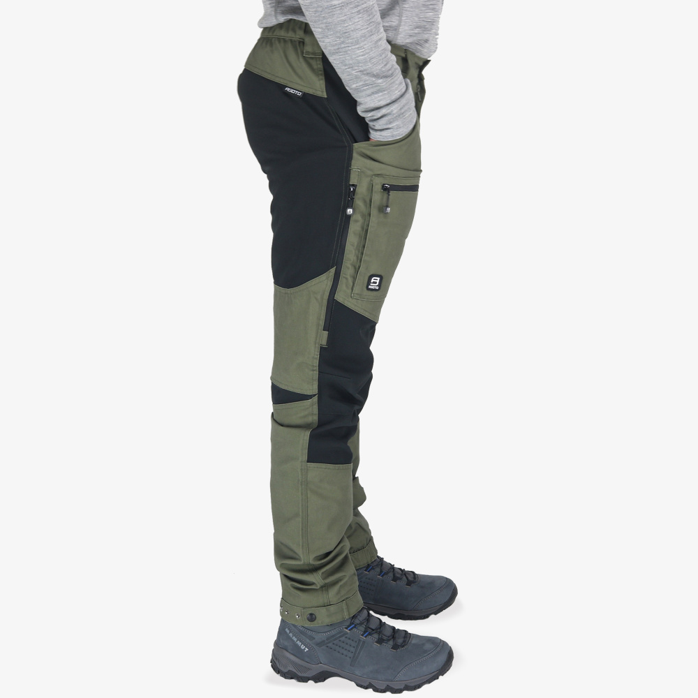 detail Trekkinghose Herren Asoto Northsky Green WR water-resistant