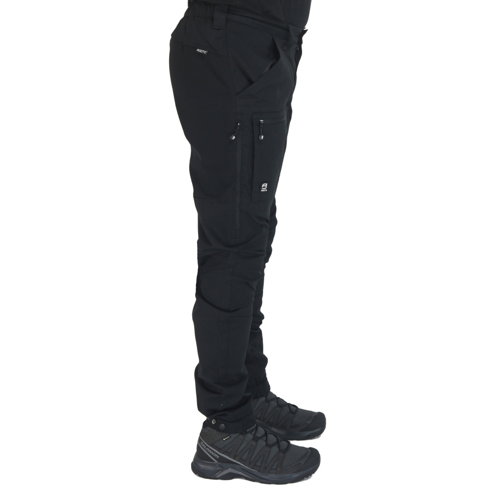 detail Trekkinghose Herren Asoto Northsky Black WR water-resistant