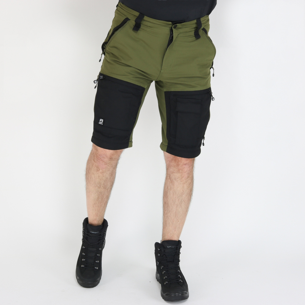 detail Asoto Vattern Zip-Off olive Herren Outdoorhose DWR mit abnehmbaren Hosenbeinen 2