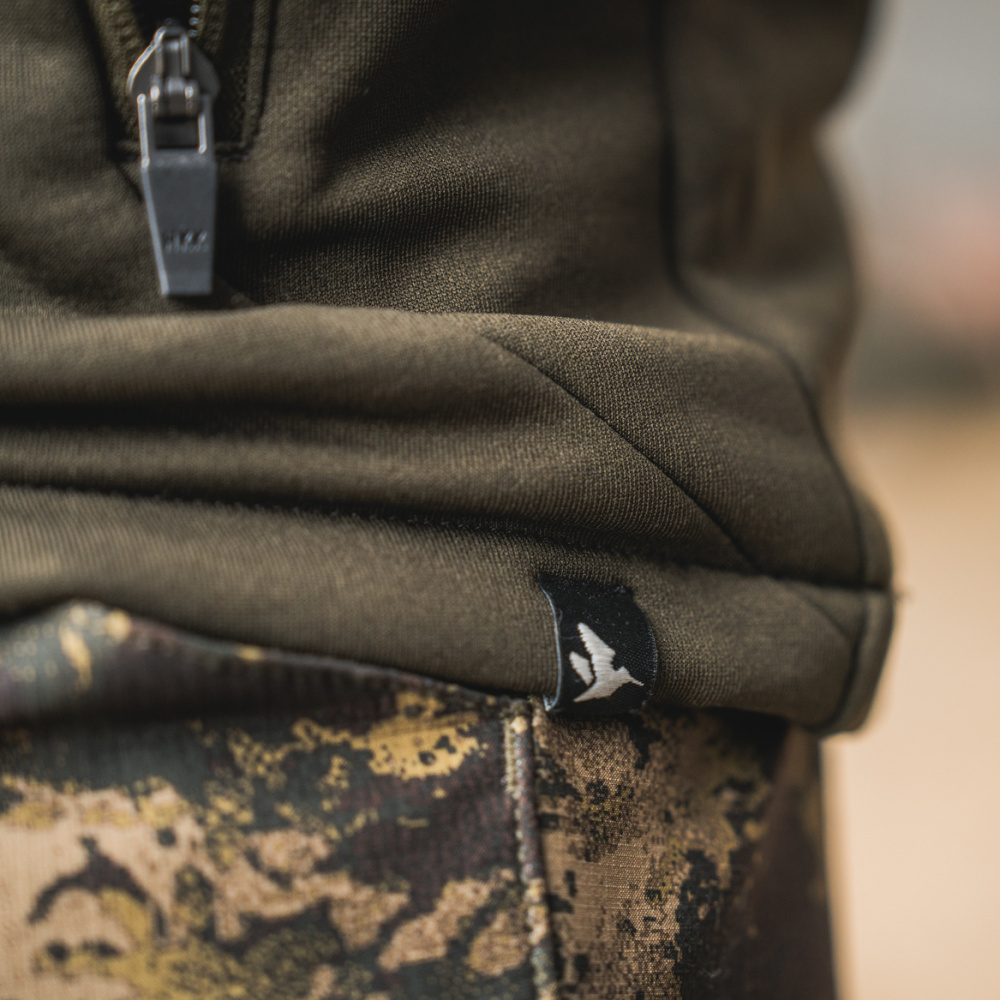 detail SEELAND Denmark Tidal olivgrüne Herren-Outdoorjacke, komfortabel, 4-Wege-Stretch