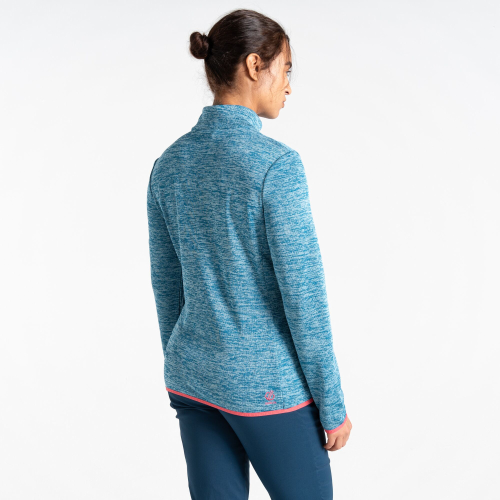 detail DARE2B Torrek blaue Damen funktionelle Outdoorjacke, leicht und angenehm zu trag