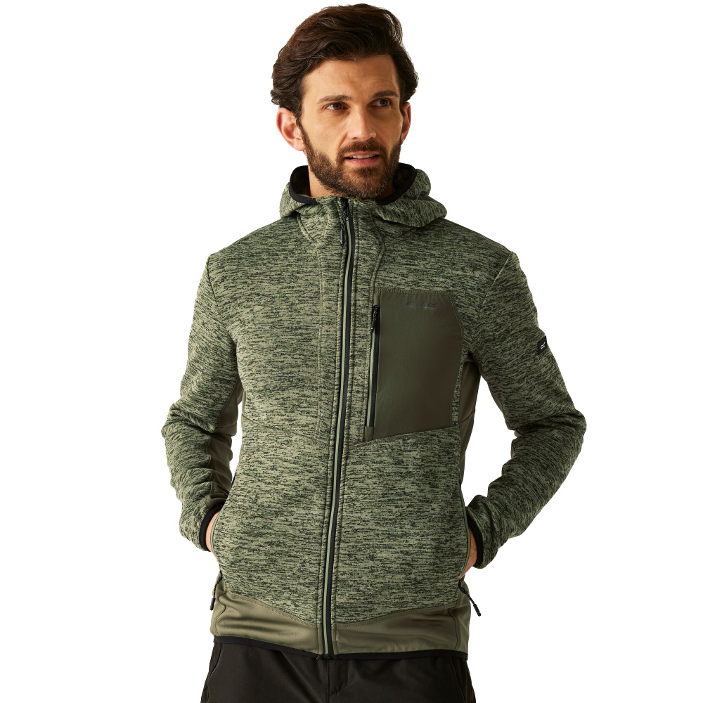 detail REGATTA Alven grüne Herren Funktions-Outdoorjacke, leicht für Trekking, Fahrrad