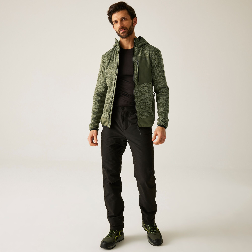 detail REGATTA Alven grüne Herren Funktions-Outdoorjacke, leicht für Trekking, Fahrrad