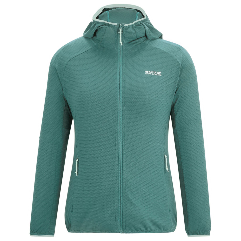 detail REGATTA Huntdale grüne Damen-Outdoor-Funktionsjacke, mehr Tragekomfort