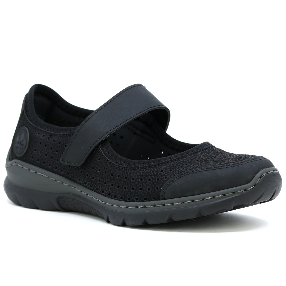 detail RIEKER L32B5-00 dámská letní polobotka