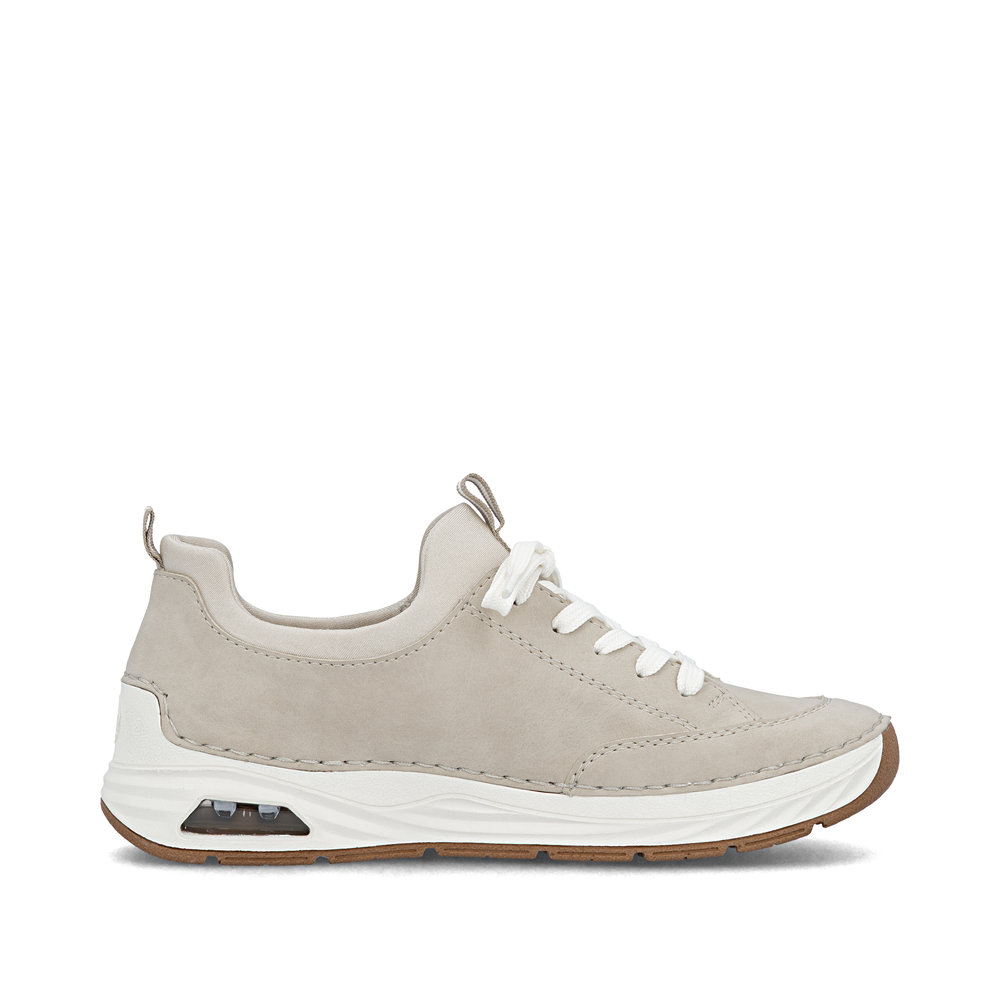 detail RIEKER 44562-62 beige Damen-Sneaker, bequem für jede Gelegenheit