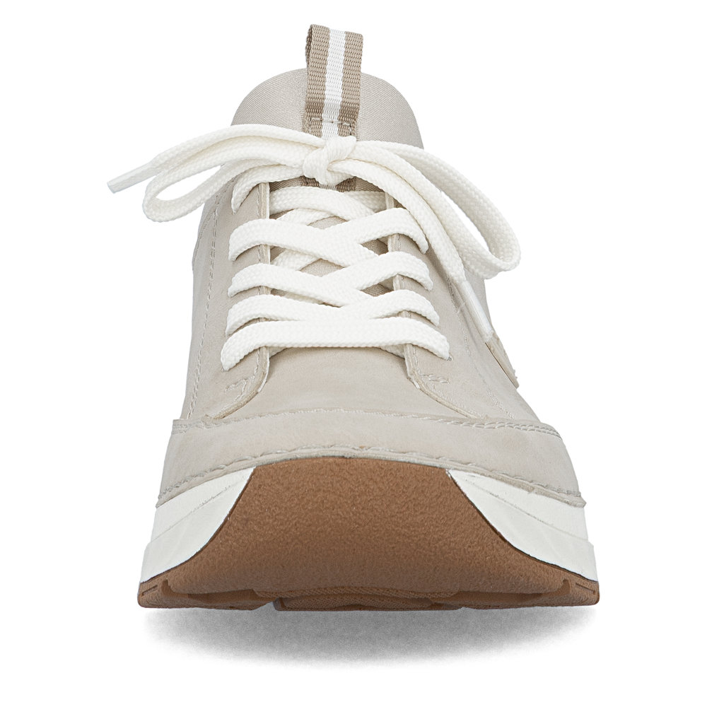 detail RIEKER 44562-62 beige Damen-Sneaker, bequem für jede Gelegenheit