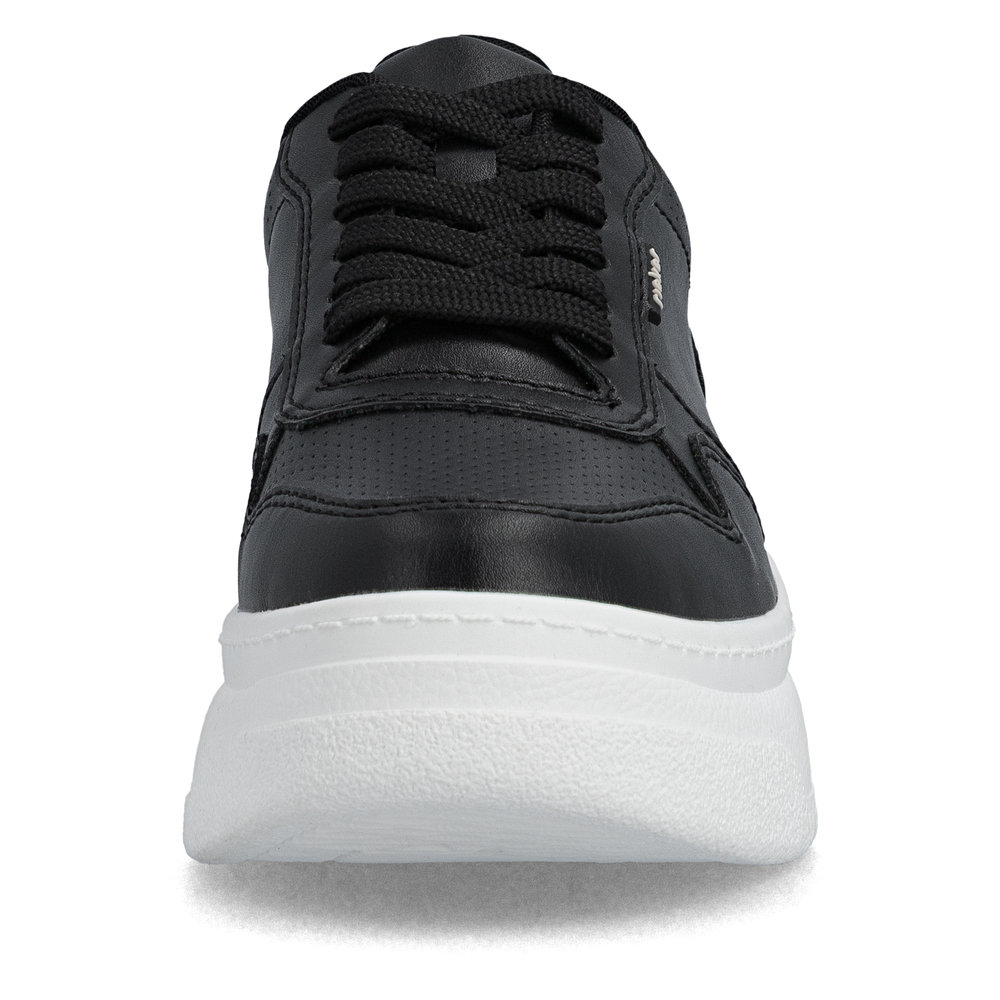 detail RIEKER M7811-00 schwarze Damen moderne Sneaker für die Stadt
