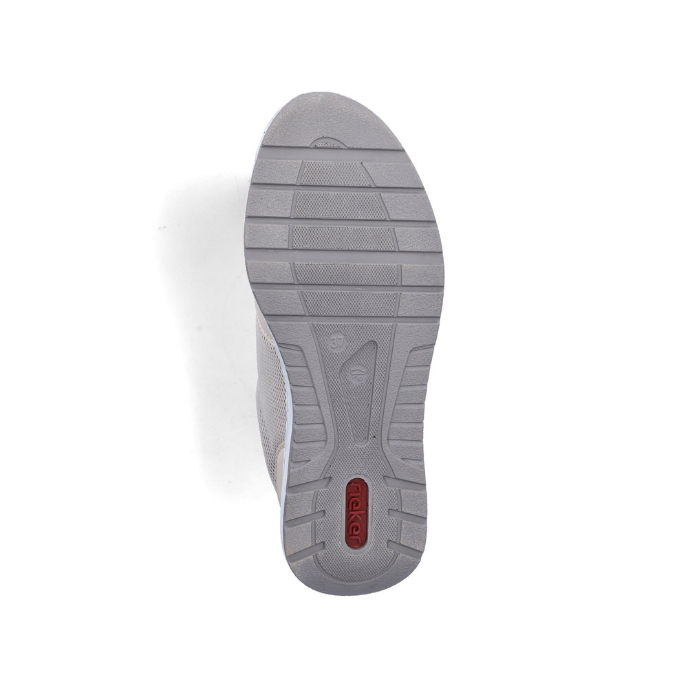 detail RIEKER 53101-60 beige Damen bequeme und luftige Sneaker für die Stadt