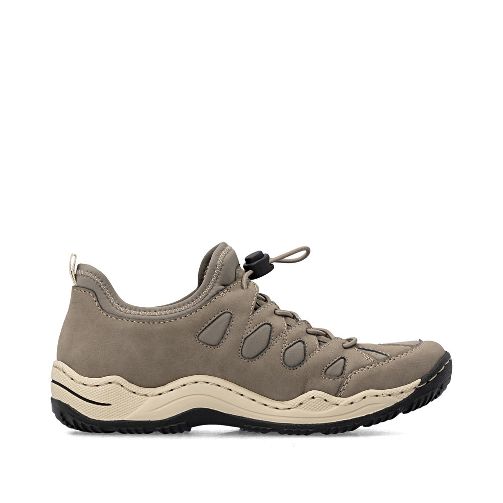 detail RIEKER L0551-64 beige bequeme Damen Antistress Sneaker