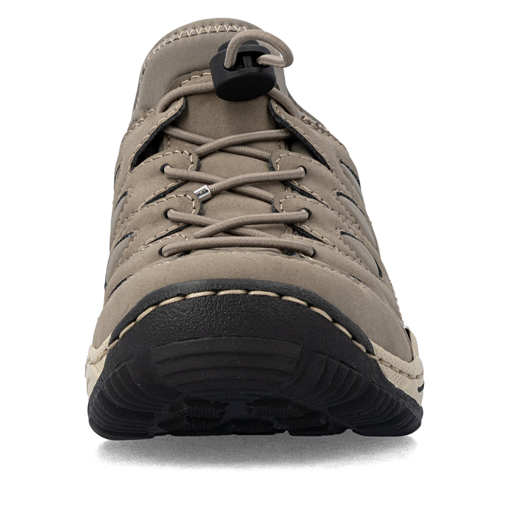 detail RIEKER L0551-64 beige bequeme Damen Antistress Sneaker