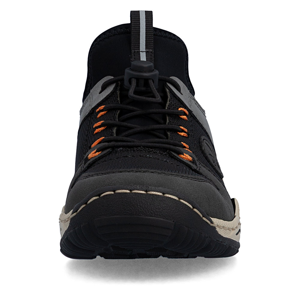 detail RIEKER L0593-00 schwarze bequeme Damen-Sneaker mit Antistress-Technologie