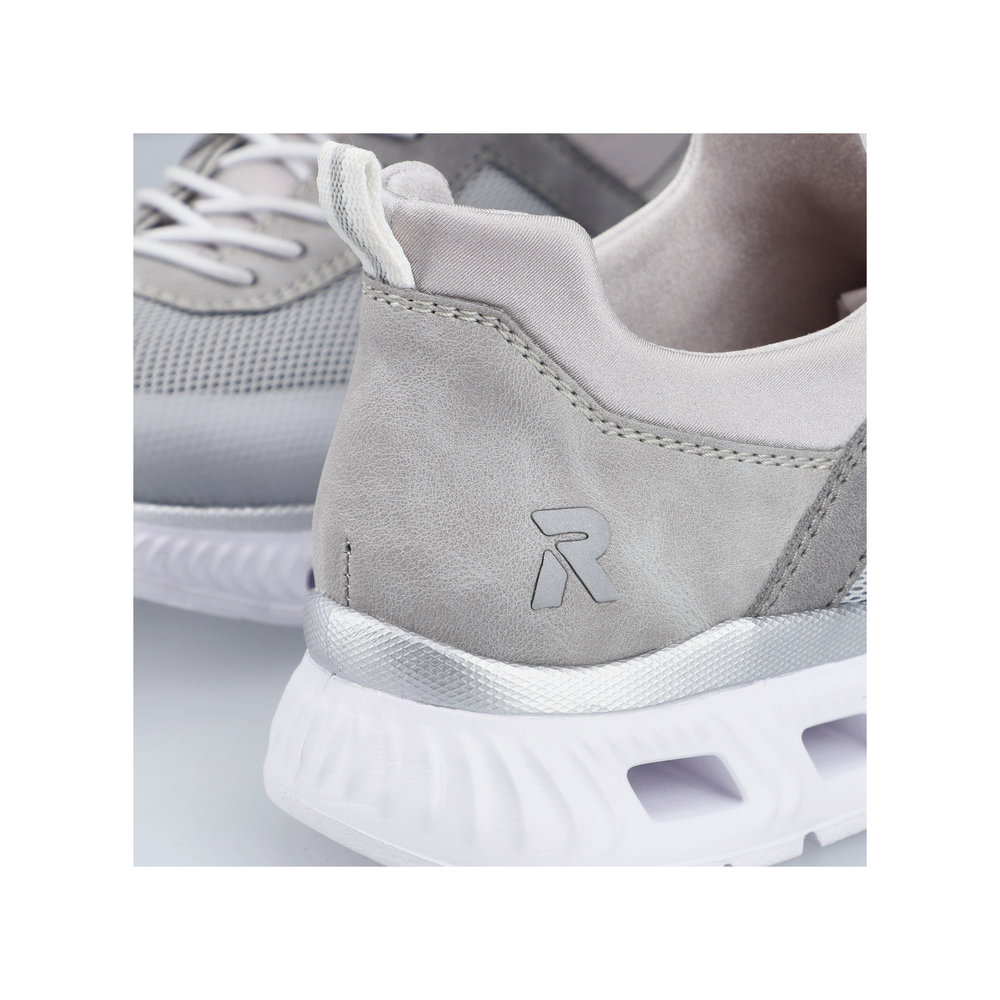 detail RIEKER M6061-40 graue atmungsaktive Damen-Sneaker mit Antistress-Technologie