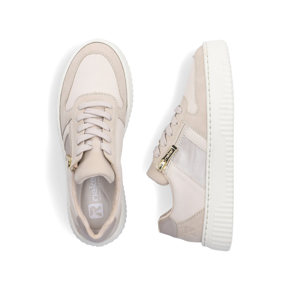 detail RIEKER N9909-60 beige Damen-Sneaker mit Antistress-Technologie