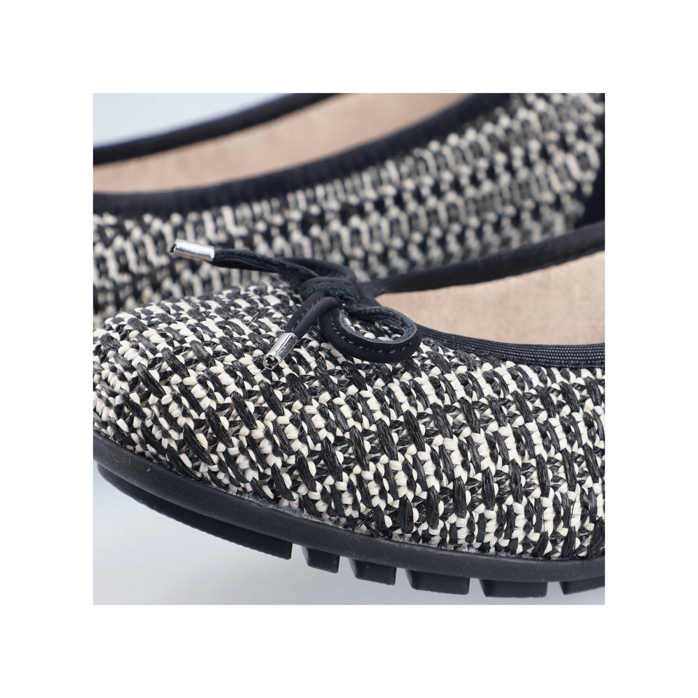 detail RIEKER 43850-00 schwarze Damen Ballerinas