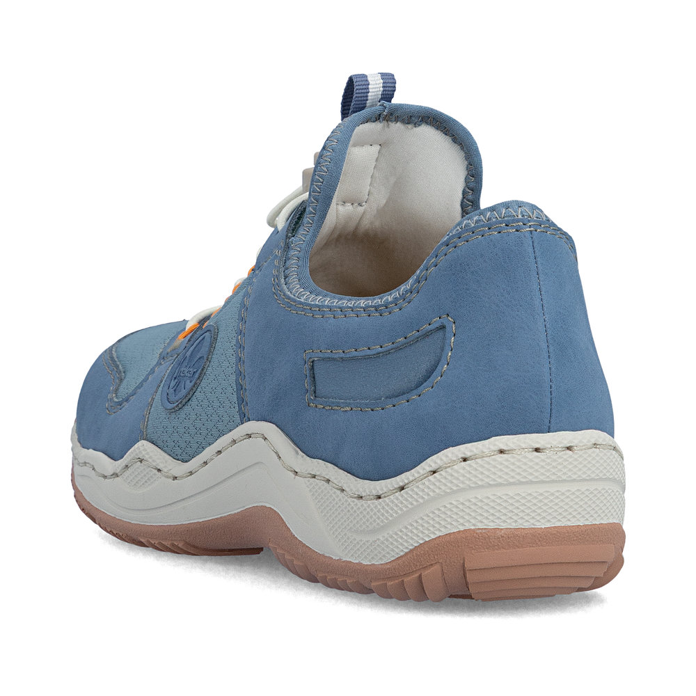 detail RIEKER L0593-12 blaue Damen Sneaker mit Antistress-Technologie