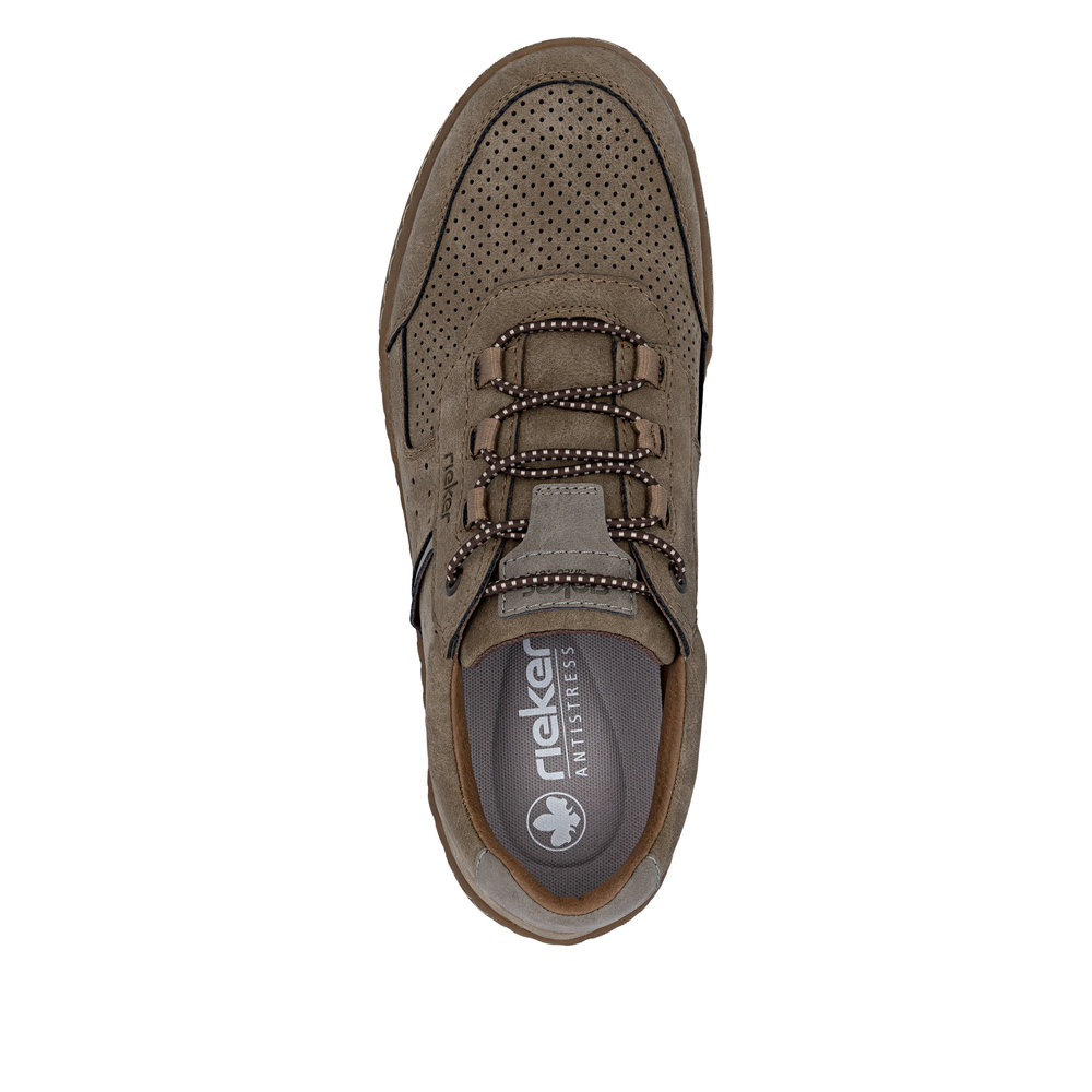 detail RIEKER 08351-64 braune Herren Sneaker mit Antistress-Sohle