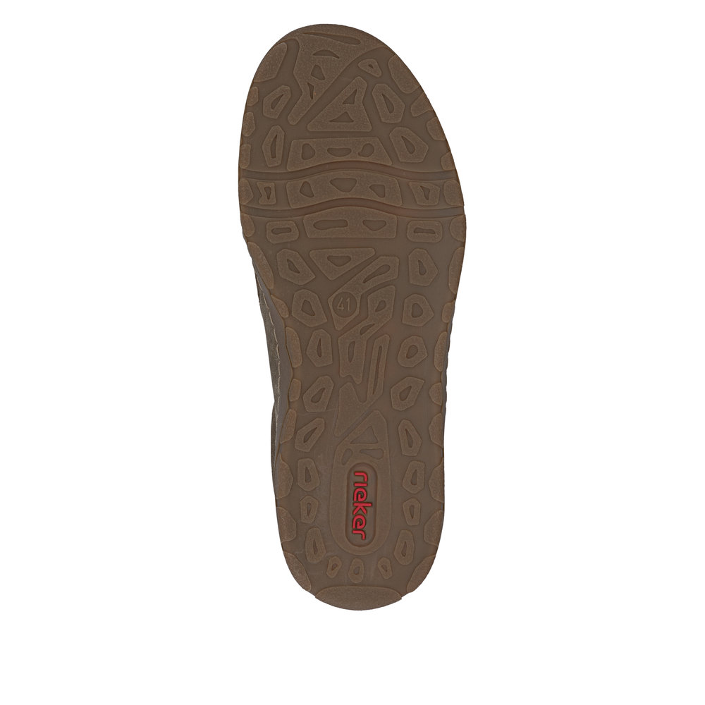 detail RIEKER 08351-64 braune Herren Sneaker mit Antistress-Sohle