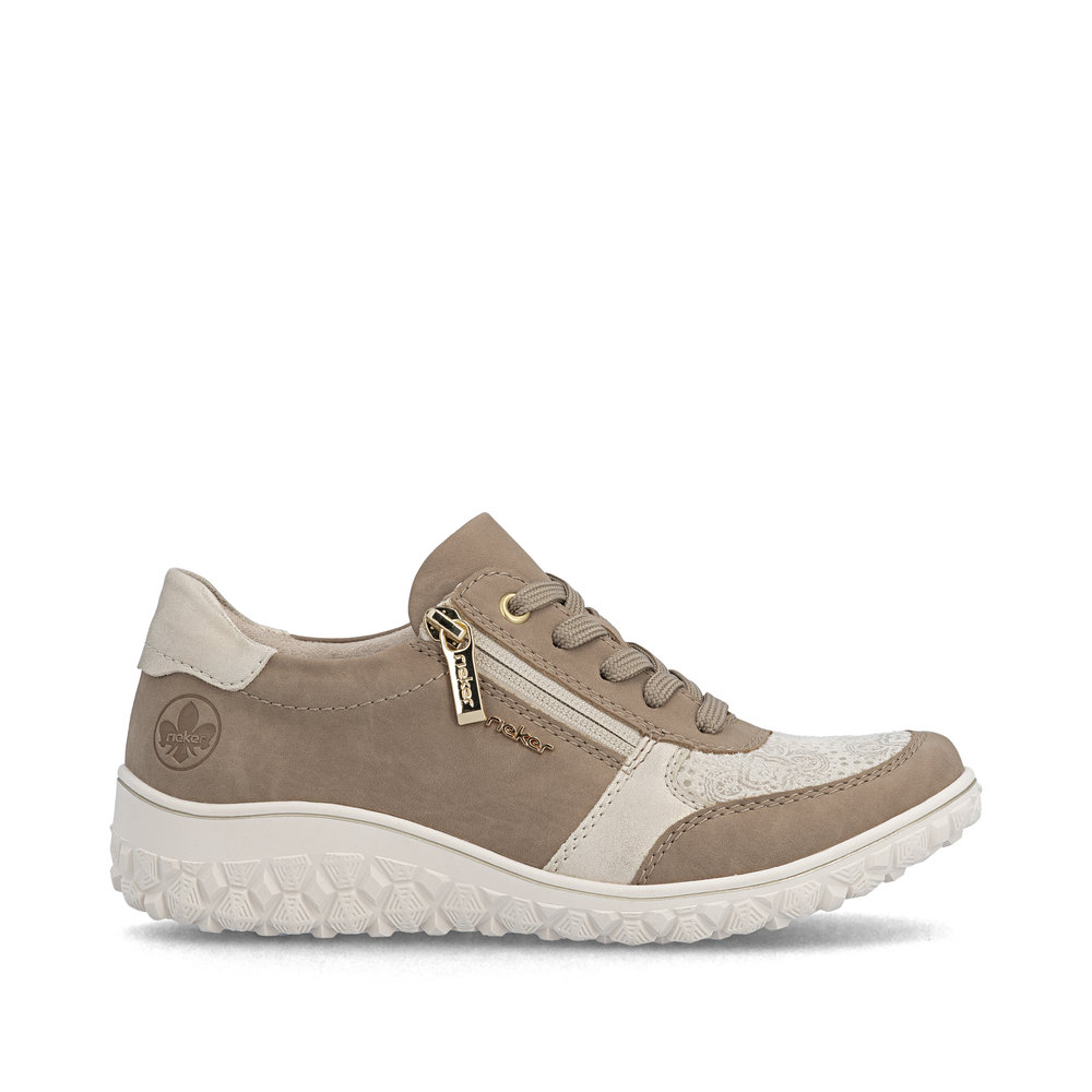 detail RIEKER 59502-62 beige Damen Sneaker mit Antistress-Sohle