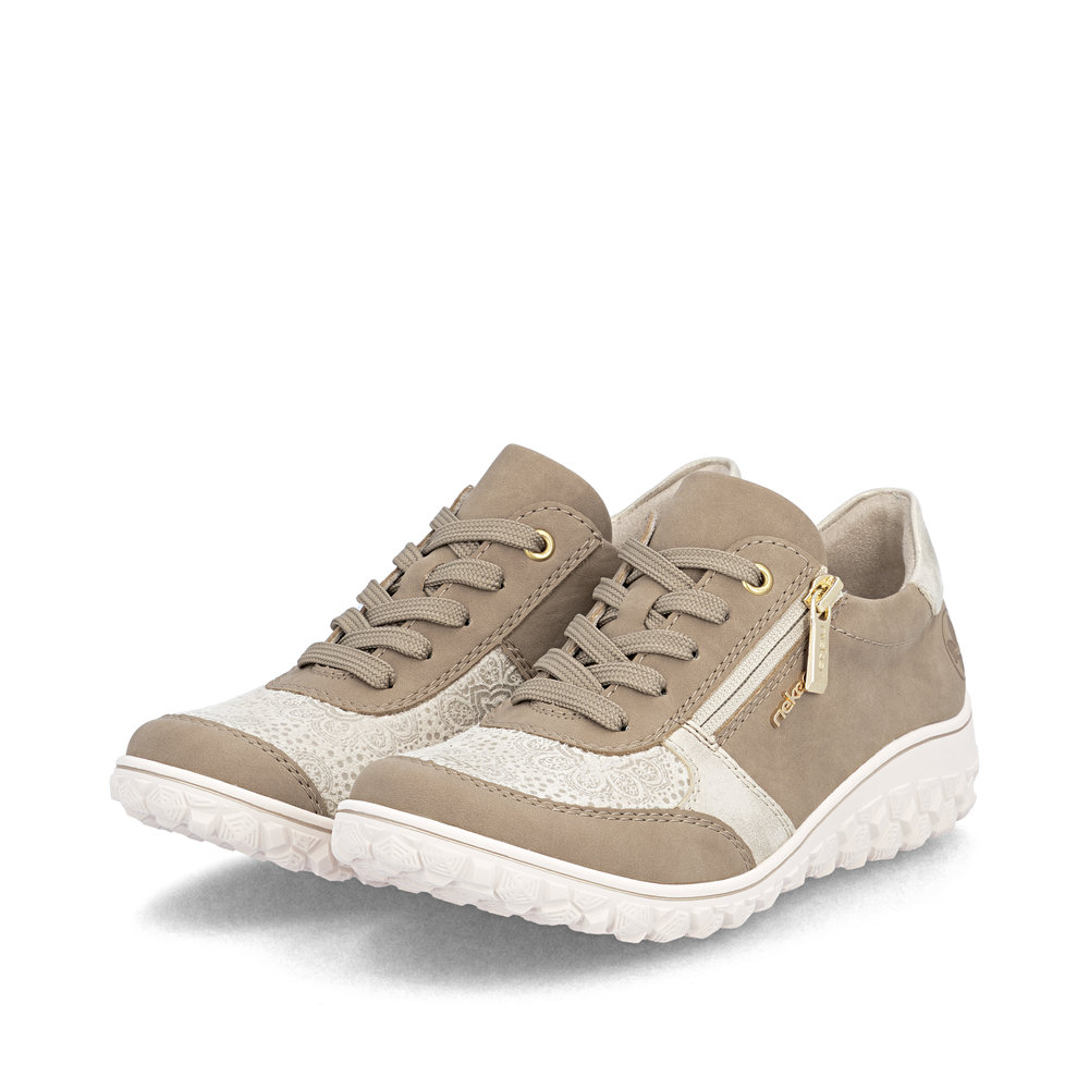 detail RIEKER 59502-62 beige Damen Sneaker mit Antistress-Sohle